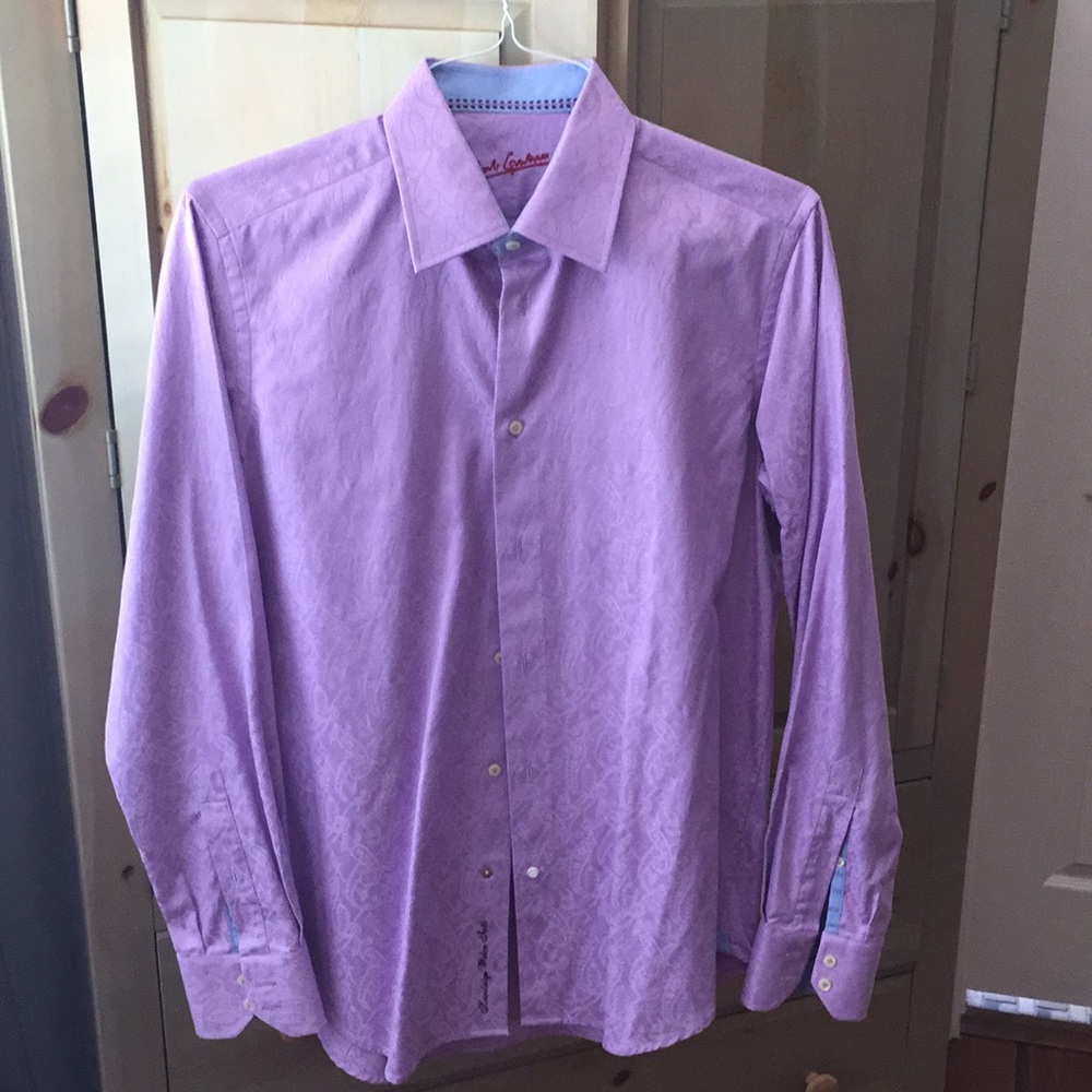 Robert Graham lavender button down.